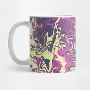 Hey Puddin' Marble - Digital Paint Spill Mug